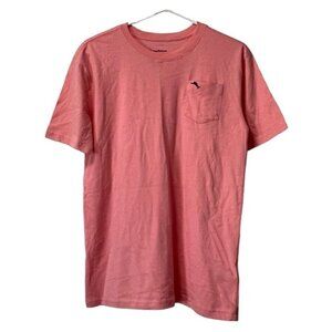 Tommy Bahama Men's T shirt Short Sleeve Coral Size XXL Cotton Preppy Classic‎